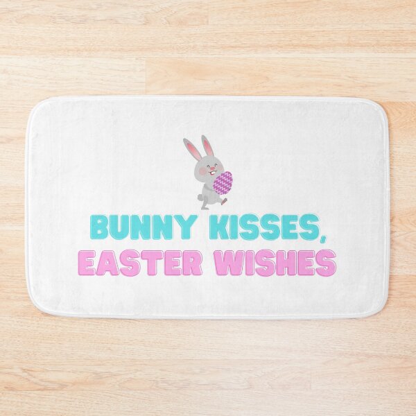 Item preview, Bunny Kisses, Easter Wishes - Happy Easter designed and sold by CoolHippoQuotes.