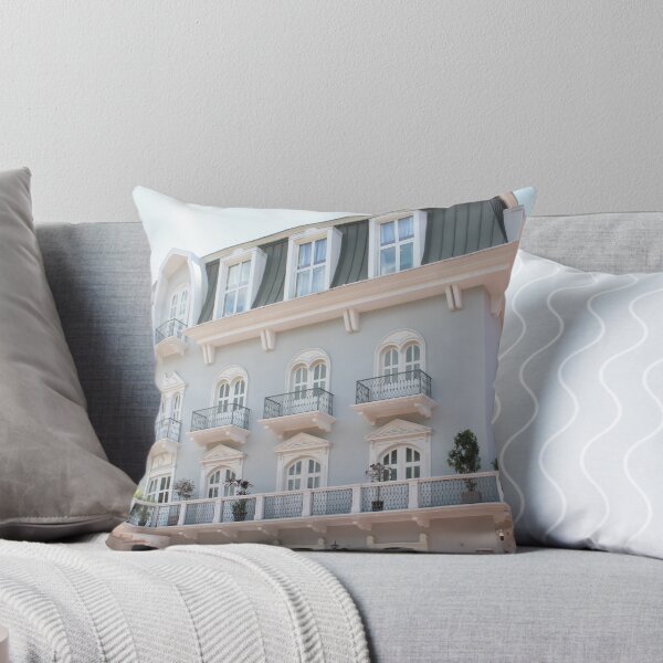 Item preview, Elegant light blue building in Bogotá, Colombia. designed and sold by Floramisu.