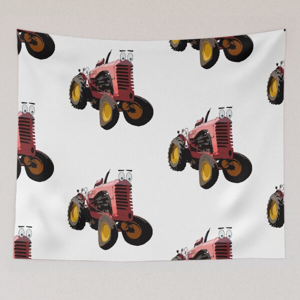 Item preview, Happy 8th Birthday Tractor design designed and sold by SEADOGPRINTS.
