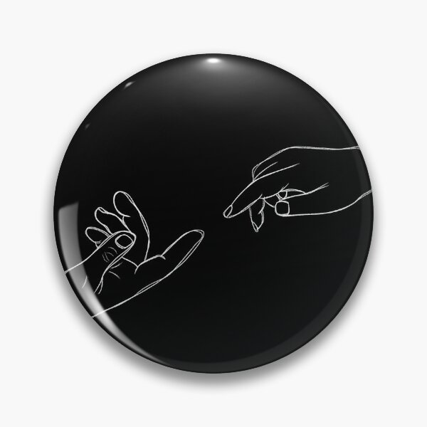 Item preview, Touching - Illustration #81 - white on black version designed and sold by Flavie Archambault.