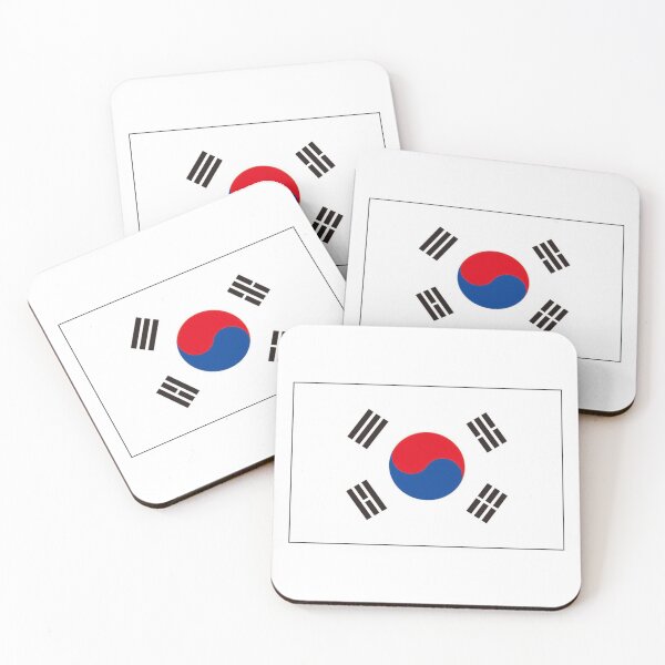 Item preview, Korea, South Korea, Taegukgi, Korean Flag, Korea Coat Of Arms (2021-3-KOR-1) designed and sold by NY-Prints-USA.
