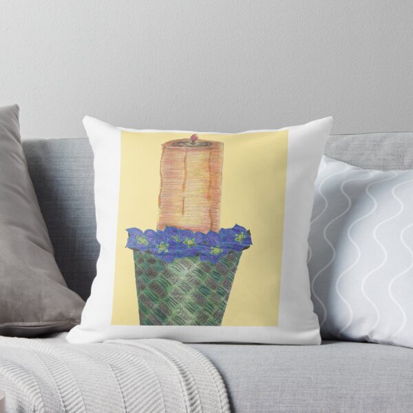 Item preview, candle with flowerfilled vase  designed and sold by scoutman4545.