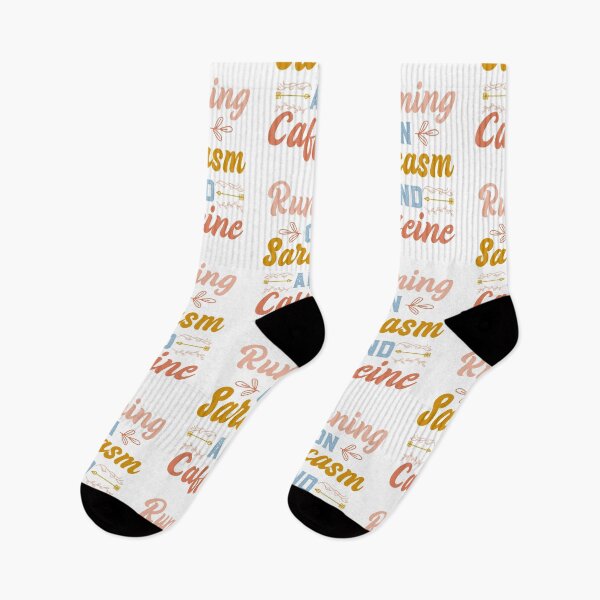 Item preview,  Running On Sarcasm And Caffeine designed and sold by ADAMYASS.