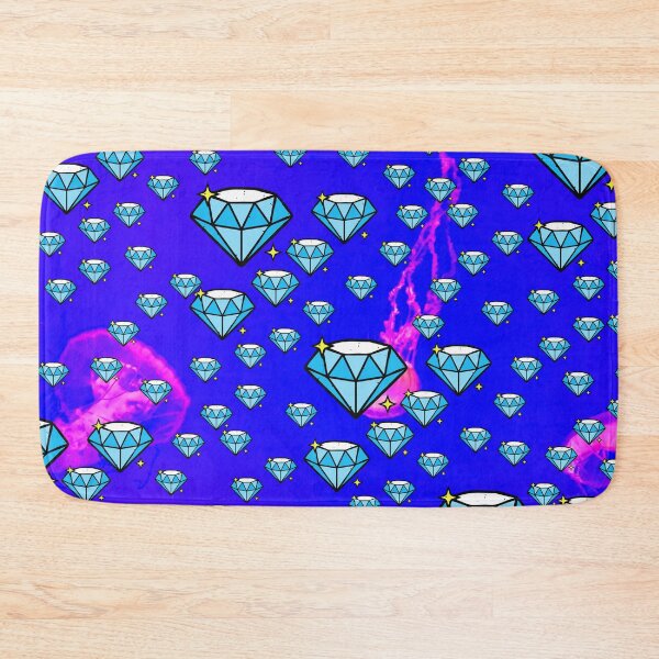 Item preview, Diamonds with Blue Background Pattern designed and sold by HappinessWorld.