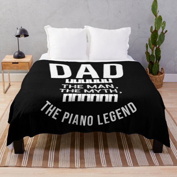 Item preview, Dad The Man The Myth The Piano Legend designed and sold by jacks-tees.