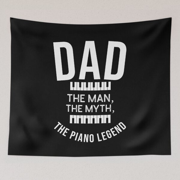 Item preview, Dad The Man The Myth The Piano Legend designed and sold by jacks-tees.