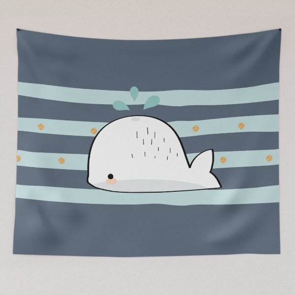 Item preview, Cute whale drawings hand drawn whale designed and sold by della95.