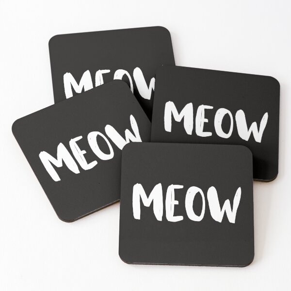 Item preview, Meow Kitty Cat Text Design designed and sold by EarthArtDesigns.