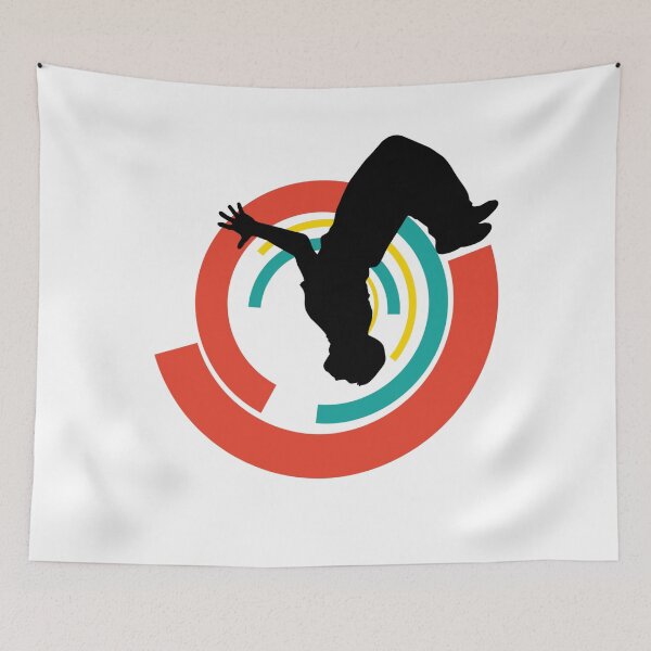 Item preview, Parkour, freerunning, backflip, freestyle, acrobatics designed and sold by flowshirts.