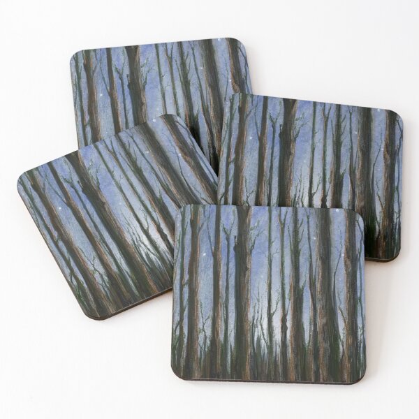 Item preview, Forest in Night Sky designed and sold by R. Leon | Aurora & Douglas.