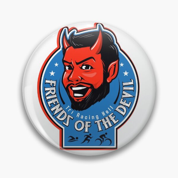 Item preview, Friends of the Devil Round Logo designed and sold by FotD-TriClub.