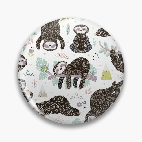 Item preview, Cute sleeping sloths pattern designed and sold by della95.