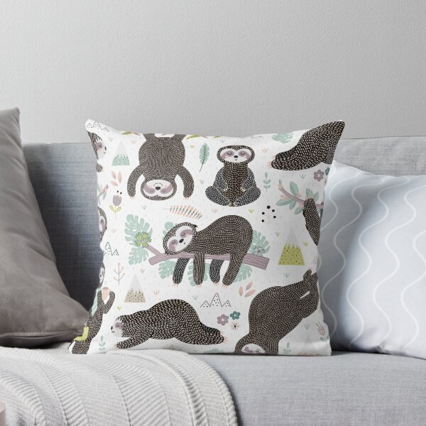 Item preview, Cute sleeping sloths pattern designed and sold by della95.
