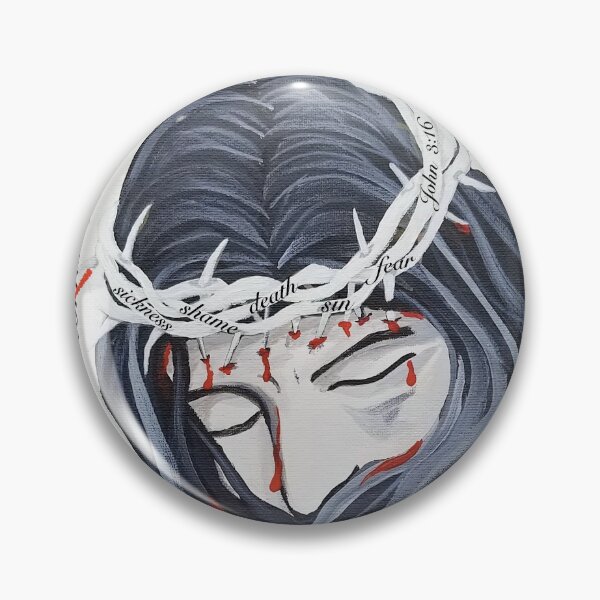 Artikelvorschau, Krone des Sieges-Kunstdruck-Acrylgemälde von Jesus und der Macht der Dornenkrone. entworfen und verkauft von MaritzaGoodIdea.