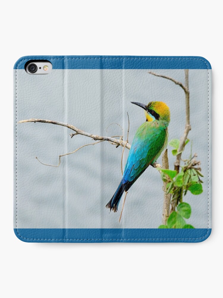 Alternate view of Rainbow Bee-eater 'Patiently Waiting' iPhone Wallet