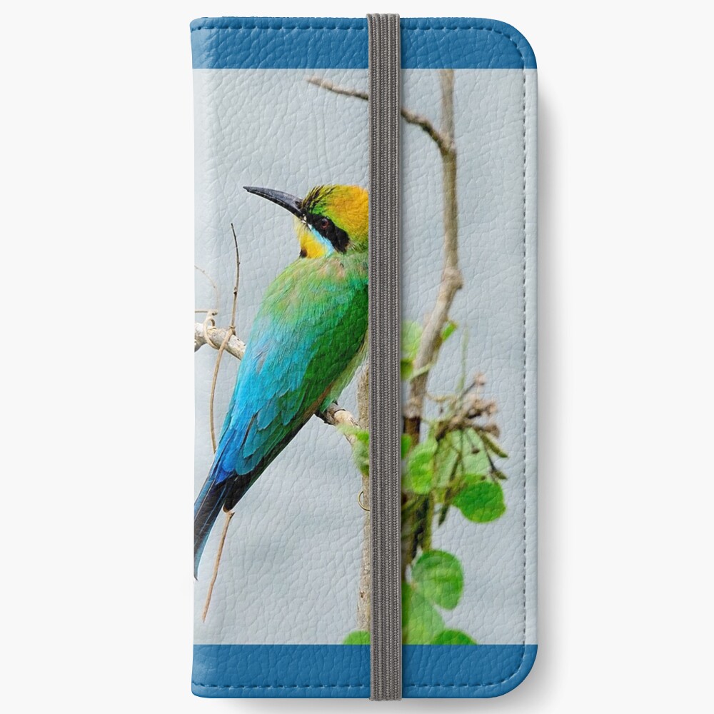 Rainbow Bee-eater 'Patiently Waiting' iPhone Wallet