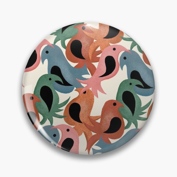 Item preview, Midcentury Modern Partridges designed and sold by ZenHenna.