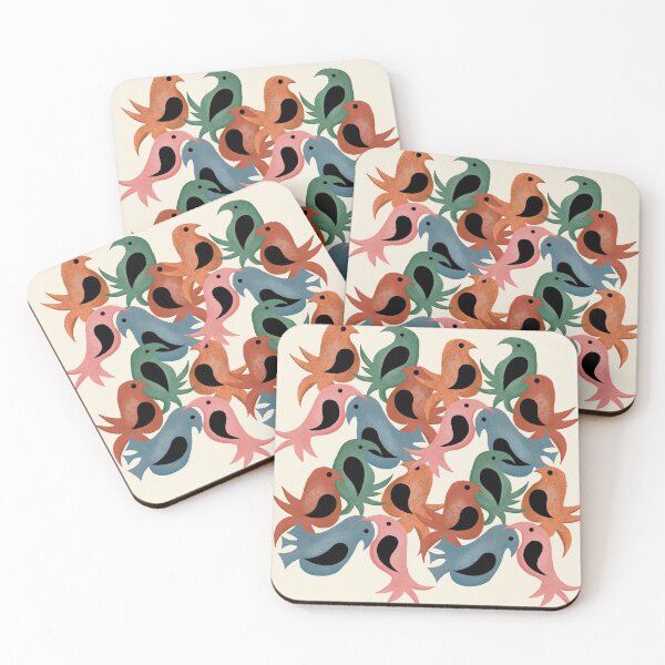 Item preview, Midcentury Modern Partridges designed and sold by ZenHenna.