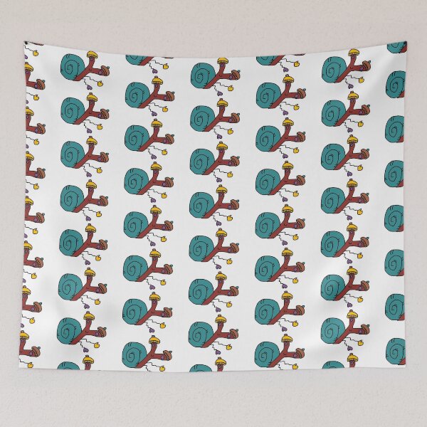 Item preview, Snail with Mittens ft. Mushroom Hats  designed and sold by pancakegiraffes.