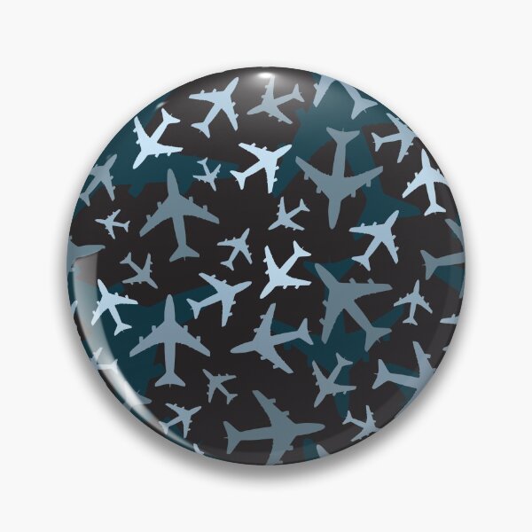 Item preview, Airplane Camouflage - Dark Blue designed and sold by JumpSeatDesign.