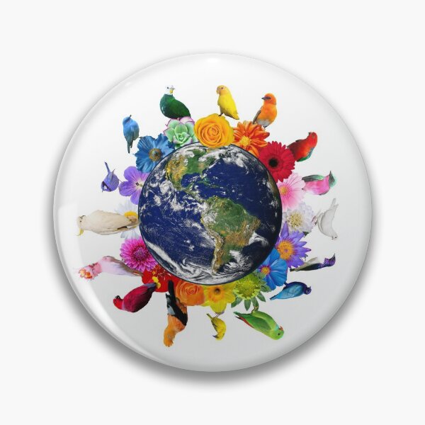 Item preview,  Rainbow Birds around the Earth designed and sold by JungleVision.