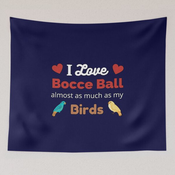 Item preview, Bocce Ball and Bird Lover designed and sold by TommysShop.