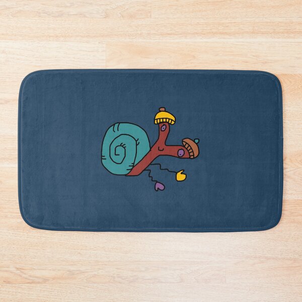 Item preview, Snail with Mittens ft. Mushroom Hats (blue) designed and sold by pancakegiraffes.