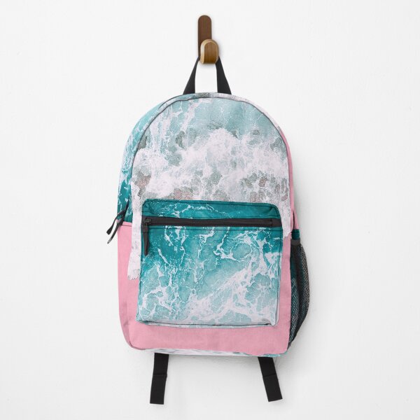Item preview, Sea Waves in the Ocean Rose Gold Pink Beach designed and sold by TravelDream.