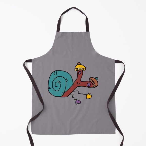 Item preview, Snail with Mittens ft. Mushroom Hats (grey) designed and sold by pancakegiraffes.