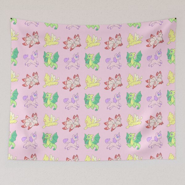 Item preview, Mythical critters pink designed and sold by BigMamaYena.