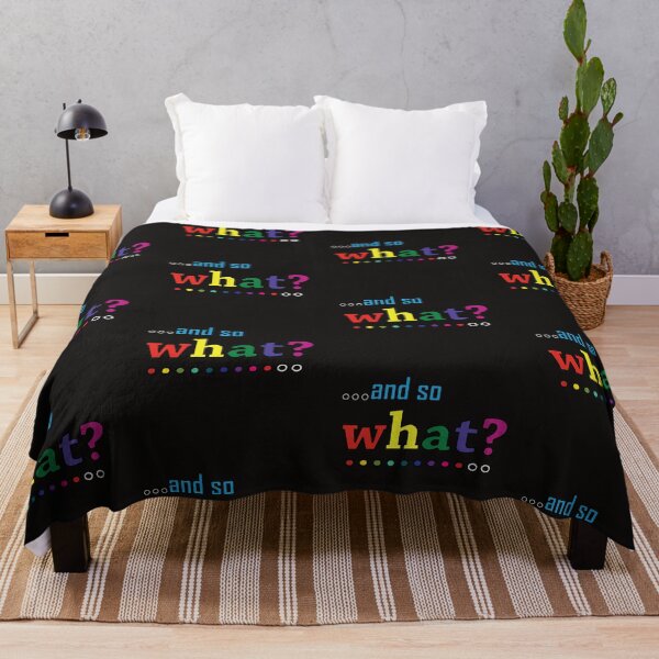 Item preview, AND SO WHAT? designed and sold by Techtricksgh.