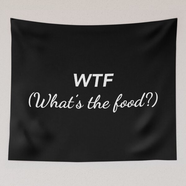 Item preview, WTF - What's The Food? (White) designed and sold by FilipeFerreira.