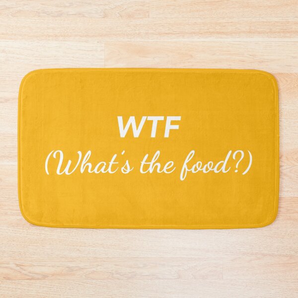 Item preview, WTF - What's The Food? (Orange) designed and sold by FilipeFerreira.