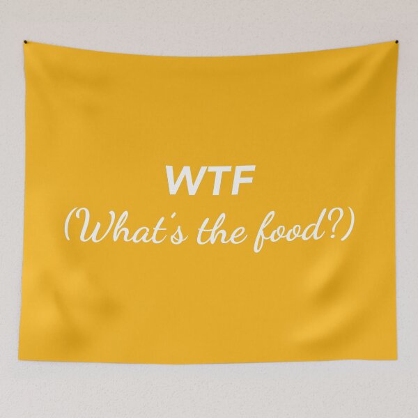 Item preview, WTF - What's The Food? (Orange) designed and sold by FilipeFerreira.