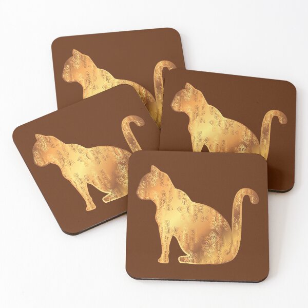 Item preview, gato dorado designed and sold by AllureVisions.