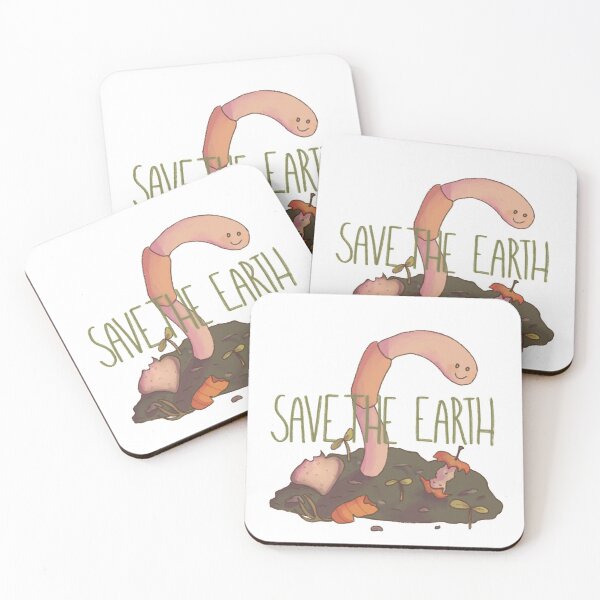 Item preview, Save the Earth Worm designed and sold by ivys-emporium.