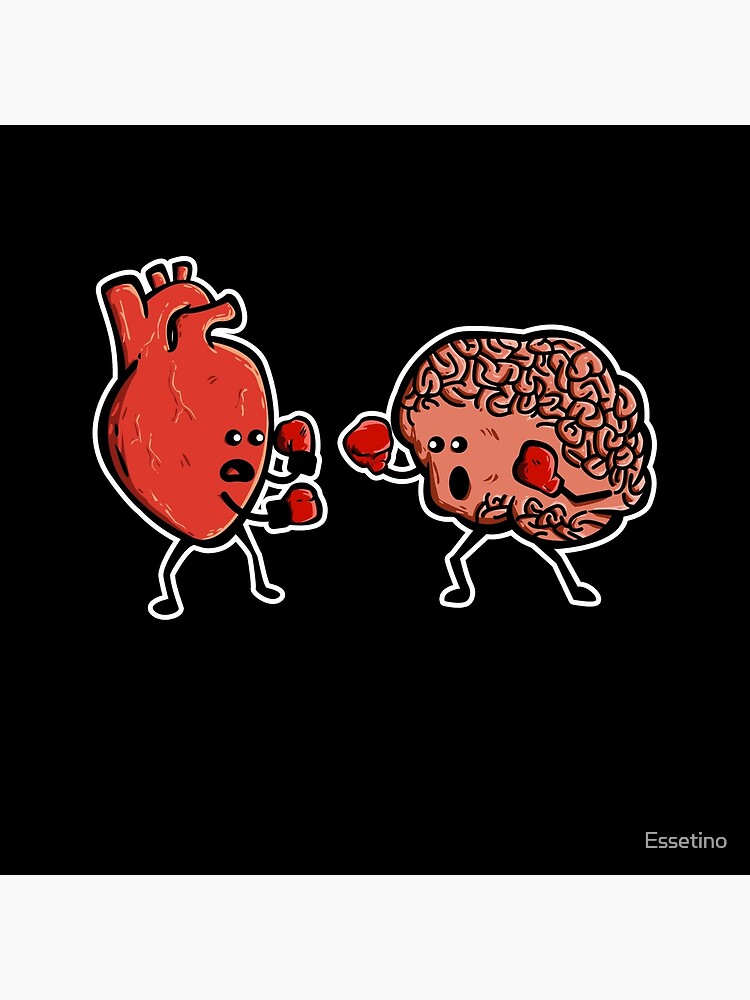 Heart and Brain Boxing Mind Funny Anatomy RN Doctor Nurse Heart and Brain Boxing Mind Funny Anatomy RN Doctor Nurse