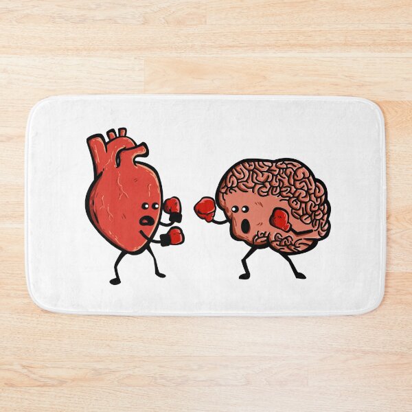 Item preview, Heart and Brain Boxing Mind Funny Anatomy RN Doctor Nurse  designed and sold by Essetino.