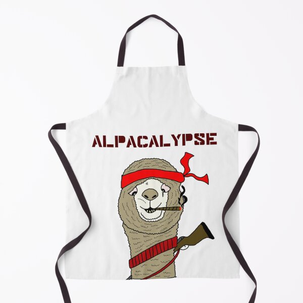 Item preview, Alpacalypse funny post apocalyptic alpaca design designed and sold by luisraultg.