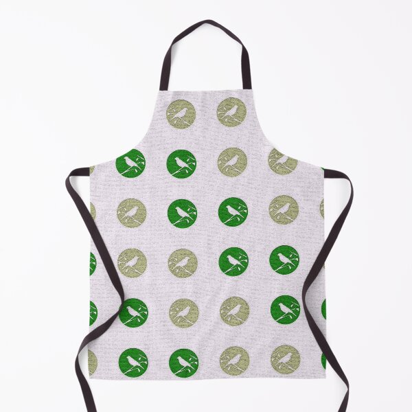 Item preview, Luxe Bird's Songs on Cream Green Textured Pattern designed and sold by vortexatelier.