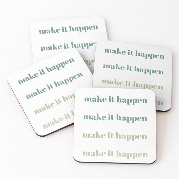 Item preview, Make it Happen Set in Green designed and sold by lovelyliaa.