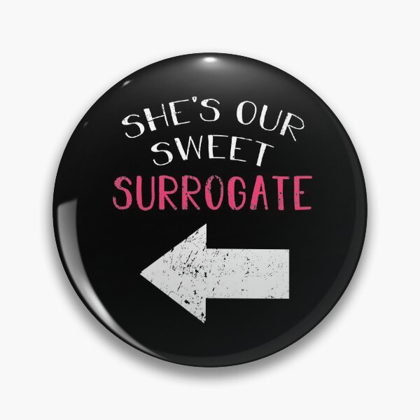 Item preview, Shes Our Sweet Surrogate  Cute Arrow Pointing Funny Surrogacy designed and sold by RainbowPandas.