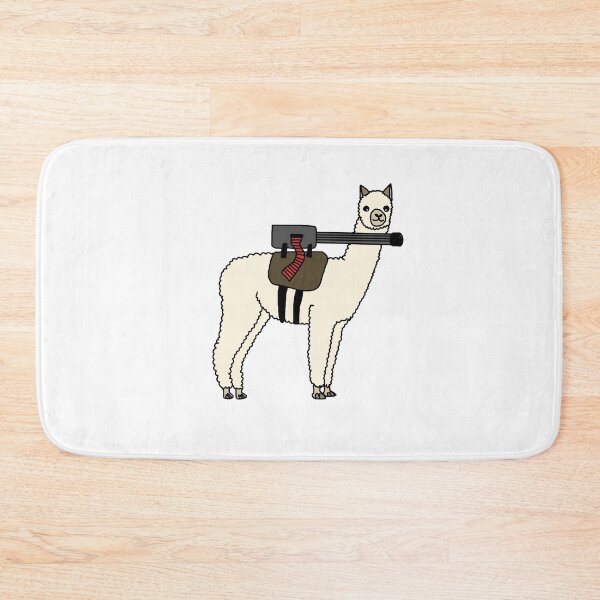 Item preview, Alpaca with machine gun designed and sold by luisraultg.