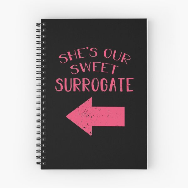 Item preview, Pink Shes Our Sweet Surrogate  Cute Arrow Pointing Funny Surrogacy designed and sold by RainbowPandas.