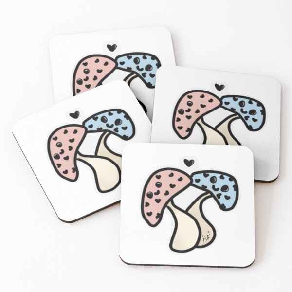 Item preview, Mush and Shroom Mushroom Love Sticker designed and sold by Madisdumbstuffs.