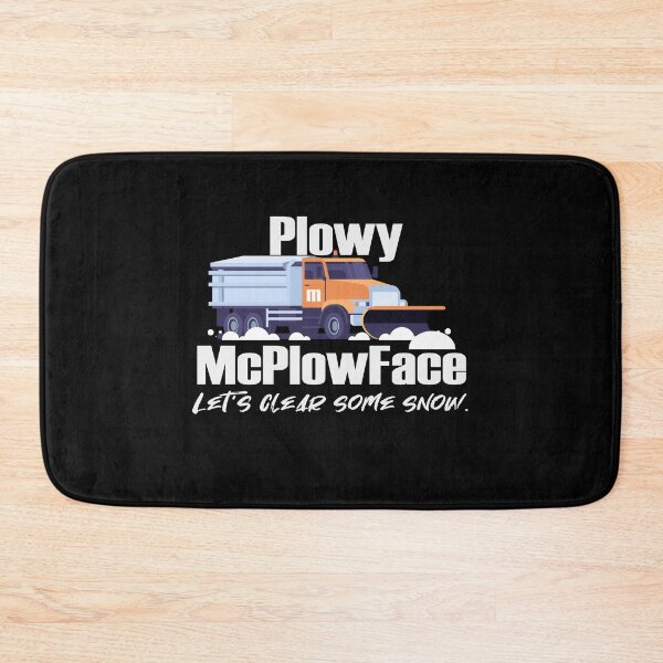 Item preview, Plowy McPlowFace clears snow as a snowplow plows snow designed and sold by friendly-fox.