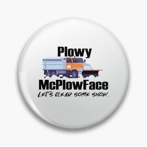 Item preview, Plowy McPlowFace clears snow as a snowplow plows snow on light designed and sold by friendly-fox.