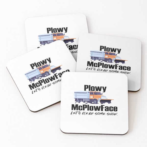 Item preview, Plowy McPlowFace clears snow as a snowplow plows snow on light designed and sold by friendly-fox.