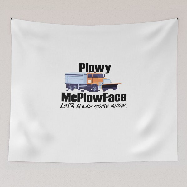 Item preview, Plowy McPlowFace clears snow as a snowplow plows snow on light designed and sold by friendly-fox.