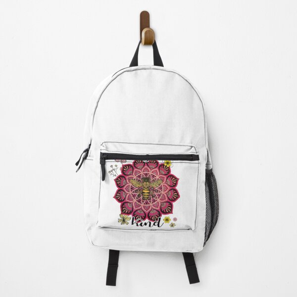 Item preview, Mandala positive affirmations be kind bee with flower designed and sold by linhkaphung.